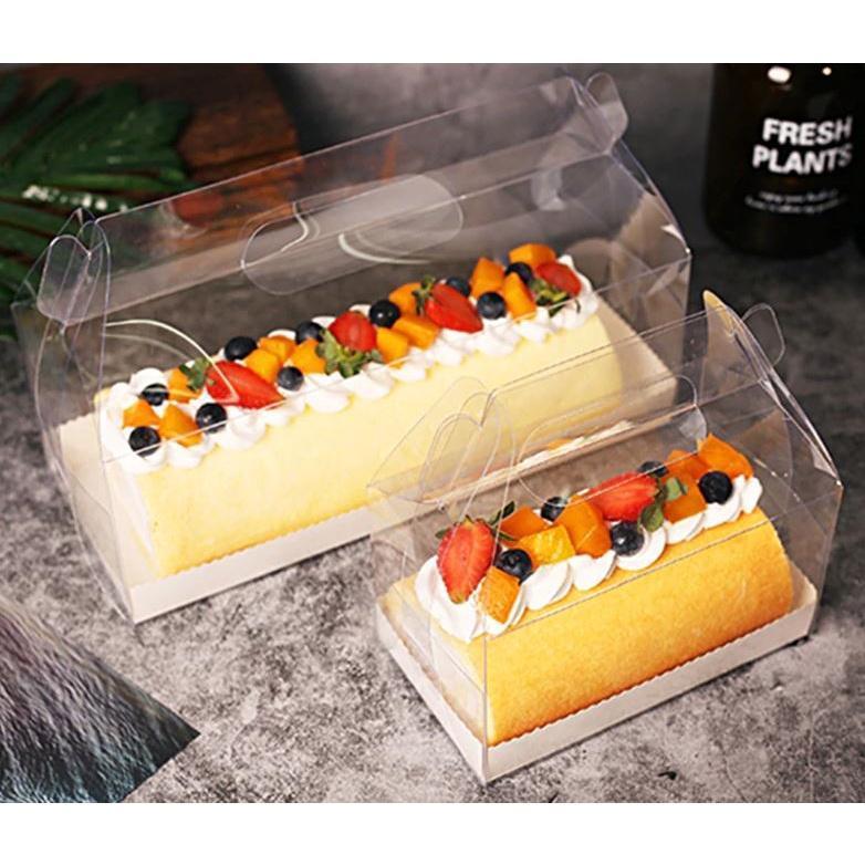 Handle Transparent Birthday Cake Boxes With Paper Tray Wedding Handmade Gift Supplies Baby Show Favor Box(1010L) - Image 3