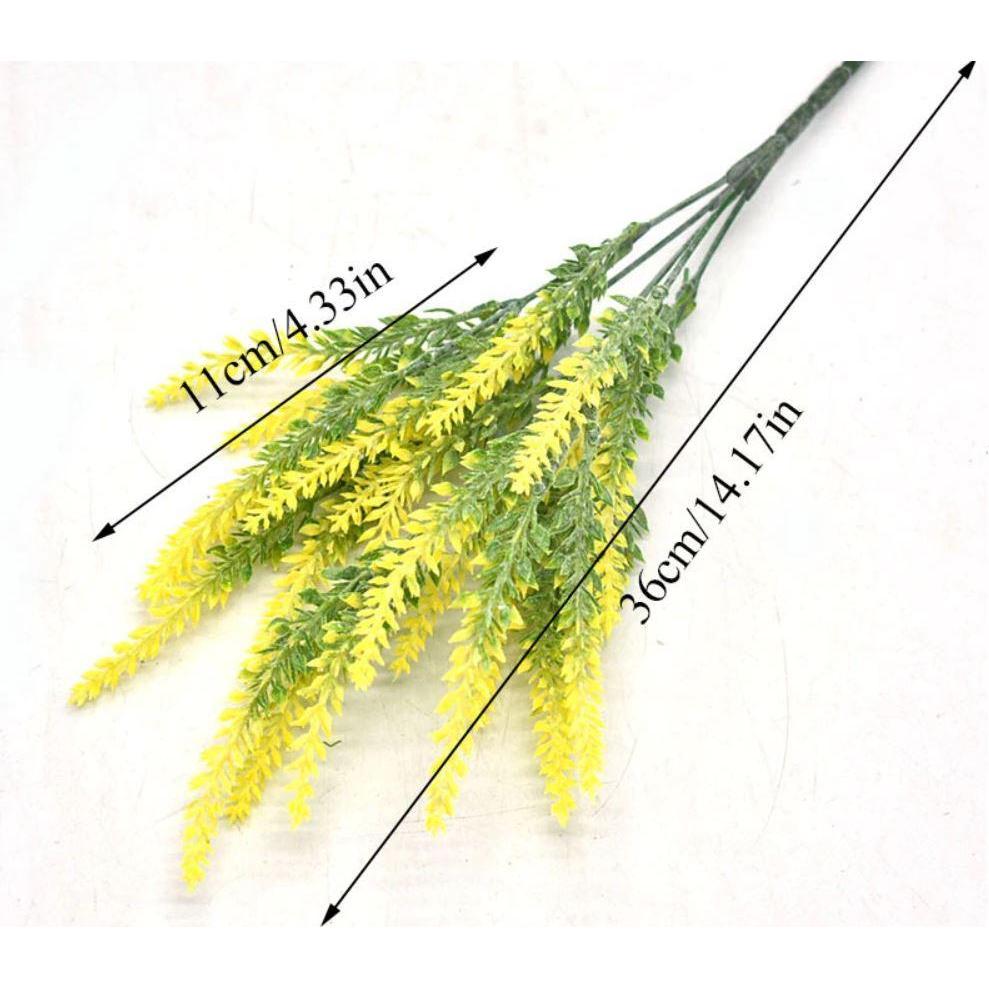 Romantic Artificial Flower Lavender Bouquet Green Leaves Decoration Creative Fake (660L) - Image 2