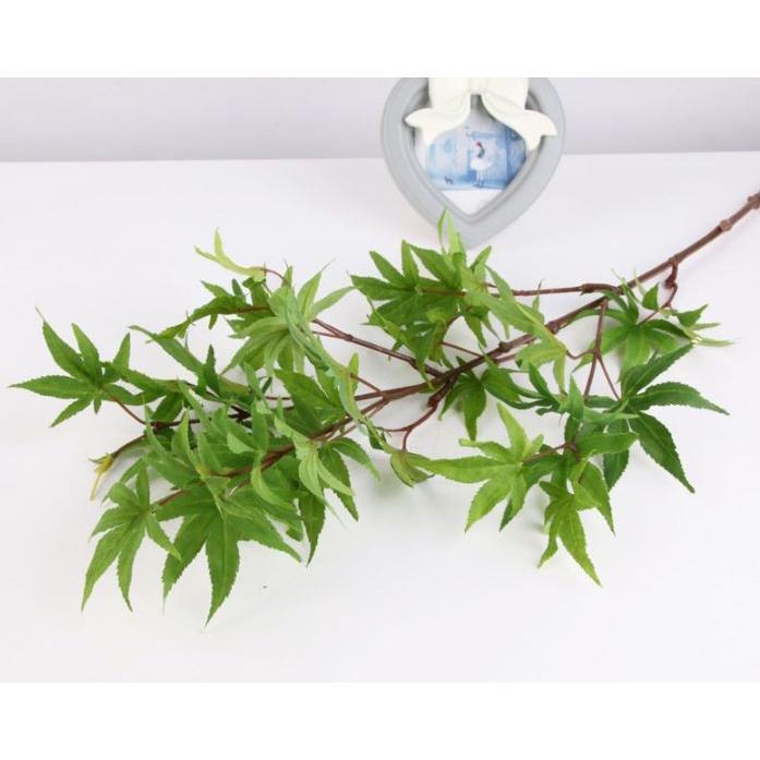 Artificial maple leaf red maple branch DIY wedding garden christmas interior maple tree decor fake tree material(1638L) - Image 7