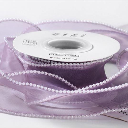 4cm*1yard Bow Pearl Fishtail Yarn Belt Clothing Wedding Accessories Lace Flowers Bouquet Gift Box Packaging(1922L) - Image 15