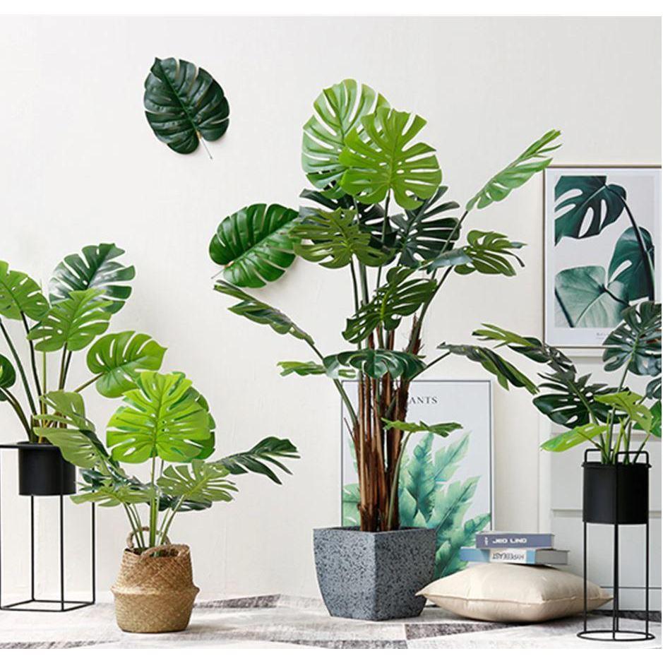 Creative Simulation Plant Potted Decorative Green Leaves Artificial Artificial Flower Ferns Plants OrnamentsDecor(1282L)