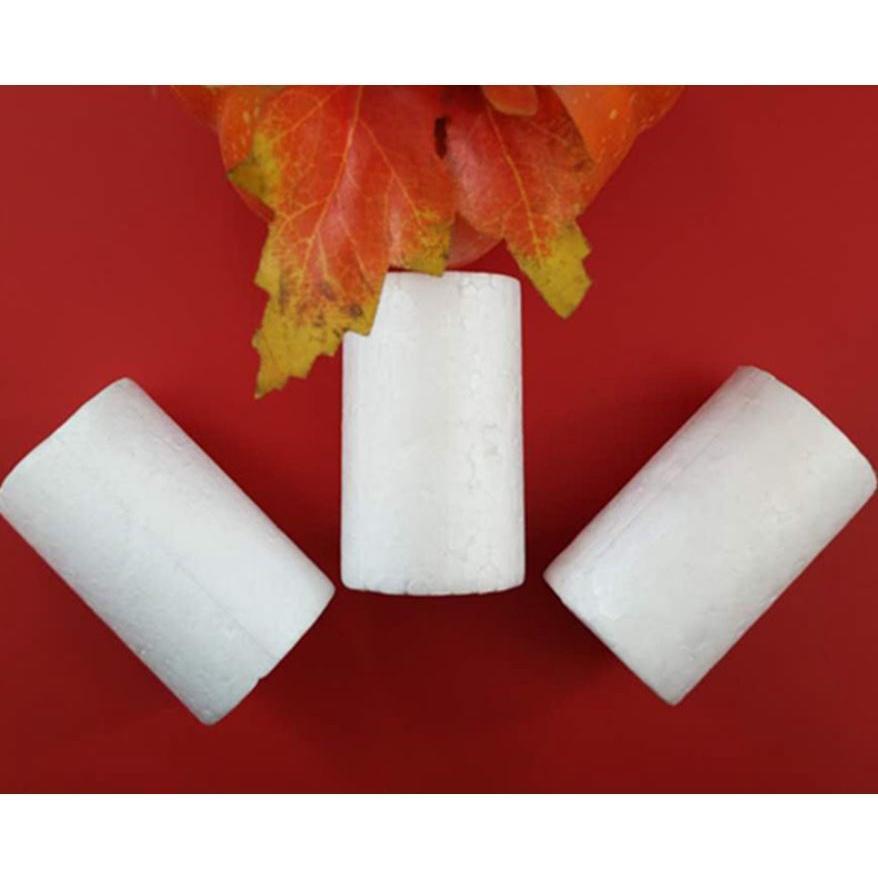 3/4/5cm Diameter White Modelling Craft Polystyrene Foam Cylinder Pillar Kids DIY Accessory Ornaments(1389L) - Image 6