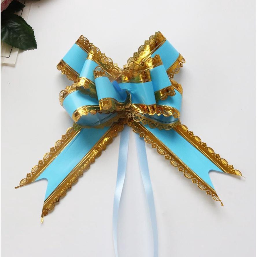 5pcs Pull Bow Ribbons Wedding Birthday Party Decor Birthday Gift Packing Romantic Home Car Decor DIY Pull Flower(704L) - Image 18