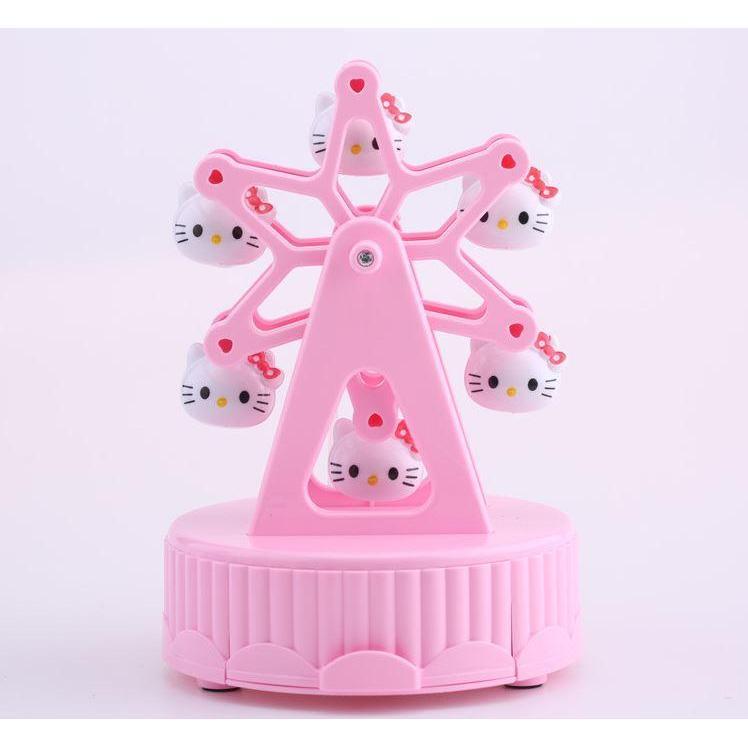 Cartoon Ferris Wheel Music Box Girls Christmas Ornaments Quality Musical Box (951L) - Image 3