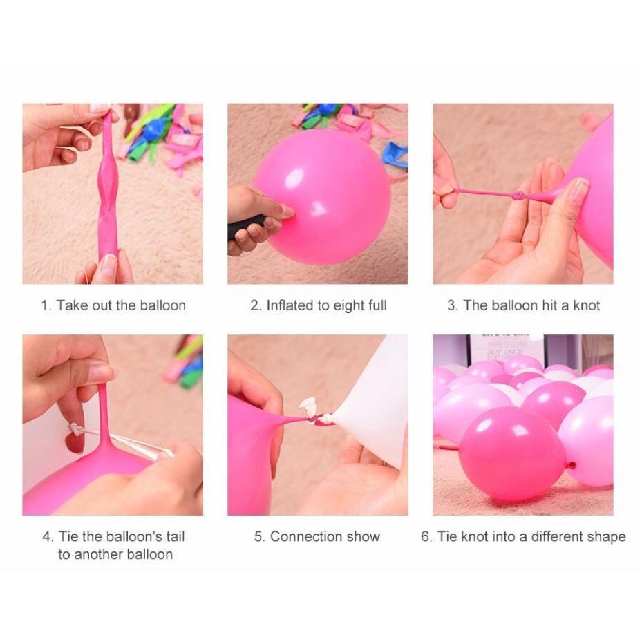 100pcs 6 Inch Tail Small Balloon Birthday Party Valentine's Day Wedding Decoration Baby Shower Anniversary (873L) - Image 8