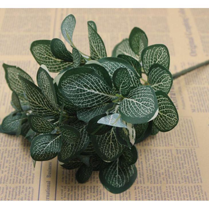 Home Garden Outdoor Wedding Decoration Fake Flower Artificial 5 Fork Plastic Fern Grass Green Leaf (662L) - Image 5