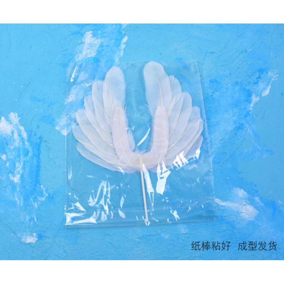 Angel Wings Happy birthday Cake Topper party supplies kids beautiful cake DIY decorating Accessories(750L) - Image 4