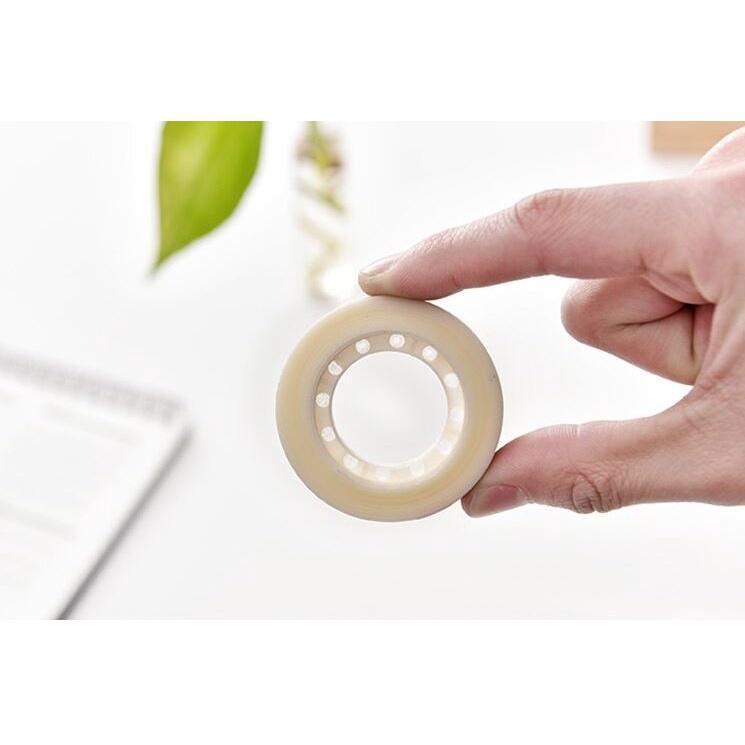 1roll White Invisible Tape 1.2cmx25M Creative Small Transparent Scrub Sticker Pocket Book Tool Students Paste (1671L) - Image 6