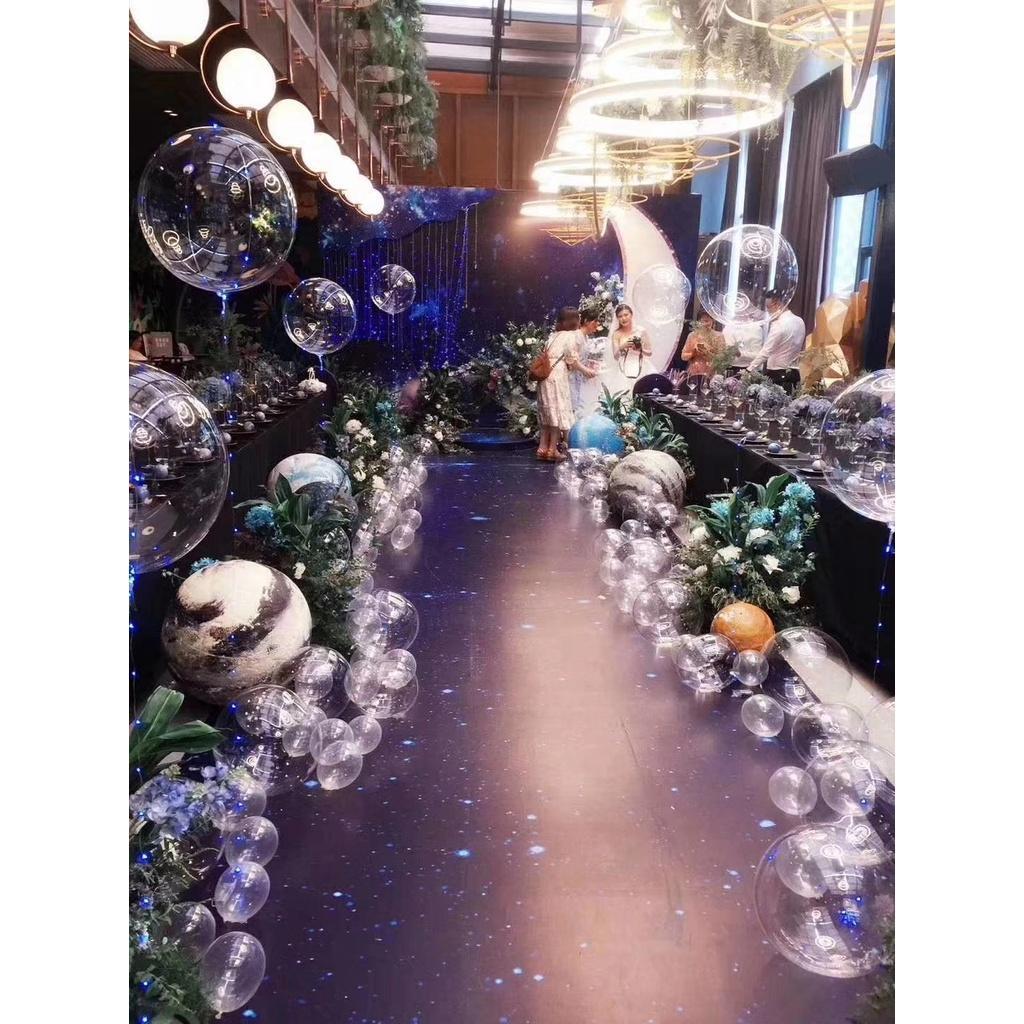 Transparent Wave Ball Balloon Wedding Banquet Celebration Decor Balloon Foil Balloon Bobo Balloon(442L) - Image 2