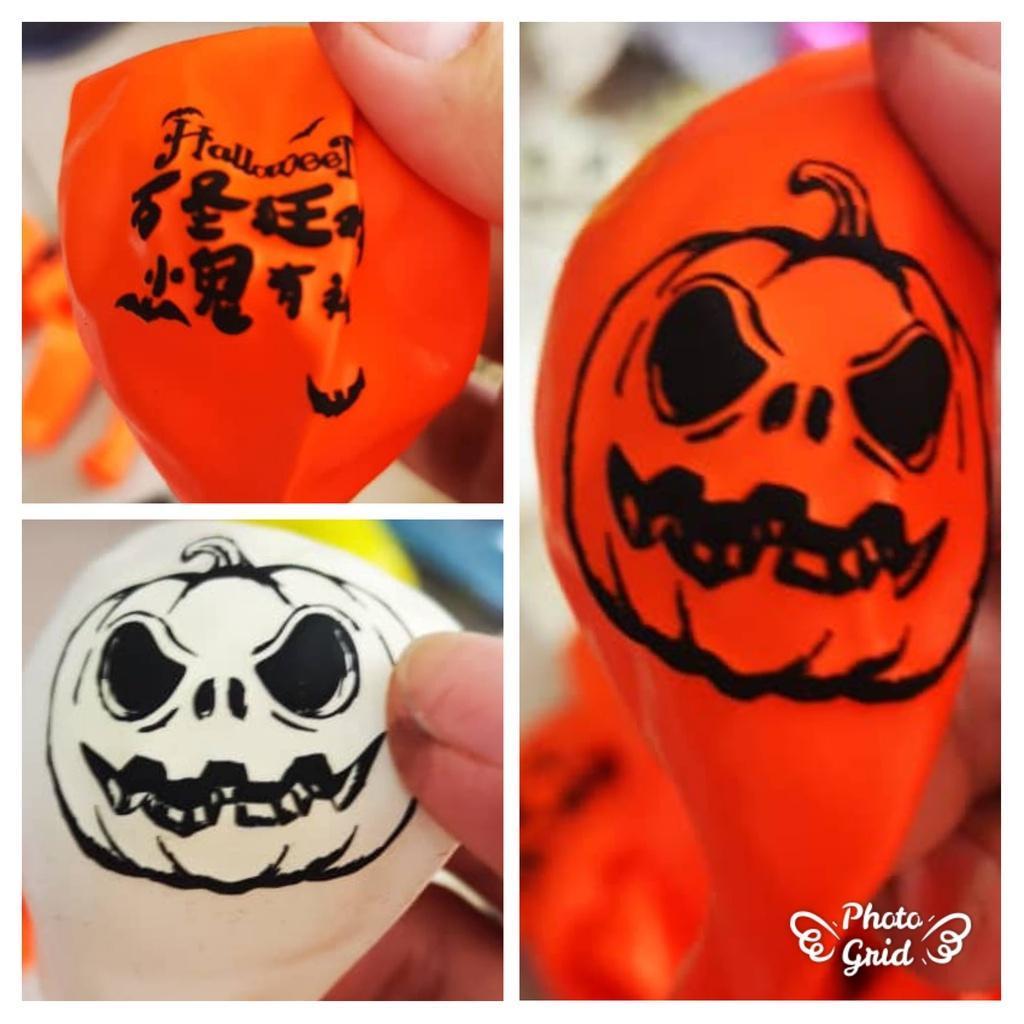 50pcs Halloween Decoration 12 Inch Thick Latex Balloons Ghost Festival Party Decoration Background Arrangement (516L) - Image 4