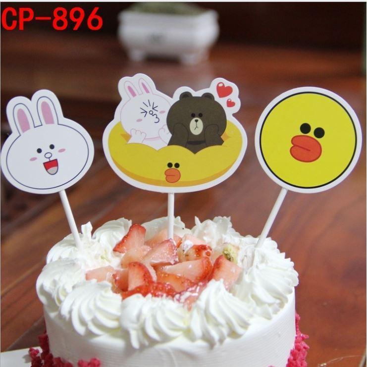 Mickey Mouse Peppa Pig Cupcake Toppers Birthday Cake Topper Decorating Picks Kids Wedding Baby Party Decorations(1140L) - Image 8