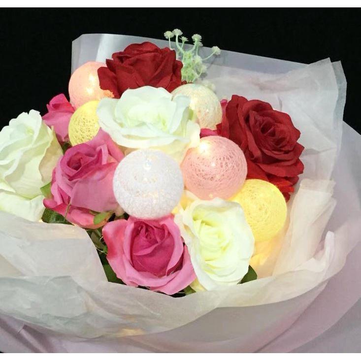 Candy Lights Starry Lights Bouquets Packaging Materials Light Balls Dried Flowers Gift Decoration (1369L) - Image 2