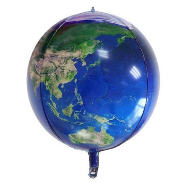 22inch Helium balloon 4D Earth Kids Birthday party balloons Outer space hero theme (430L)