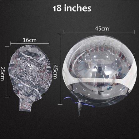 Transparent Wave Ball Balloon Wedding Banquet Celebration Decor Balloon Foil Balloon Bobo Balloon(442L) - Image 14
