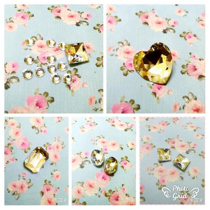 Mixed Shape White Crystal Rhinestones For Clothes Diy Clear Sew On Beads Glass Decorative (838L)