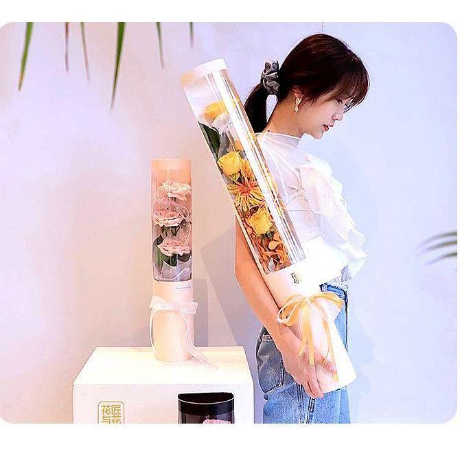 Valentine's Day Bouquet Gift Box Creative Portable Box Rose Flower Packaging Box (1016L) - Image 7