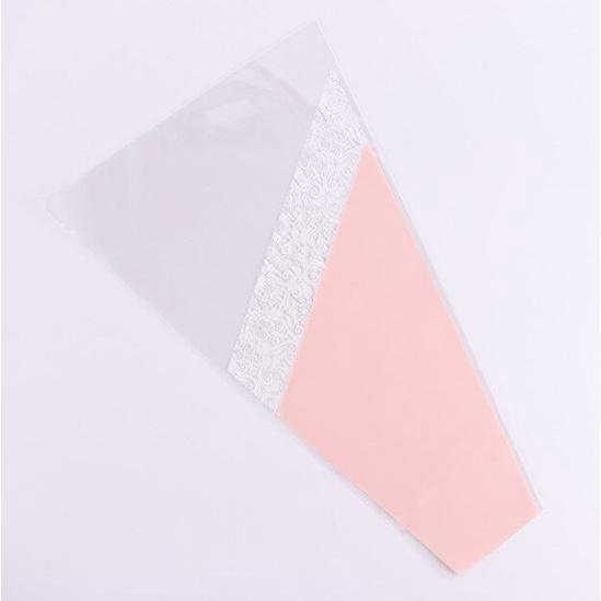 50pcs Rose Plastic Package Transparent Flower Bouquet Wrapping Paper Plastic Opp Bag Floral Packaging Bags (552L) - Image 14