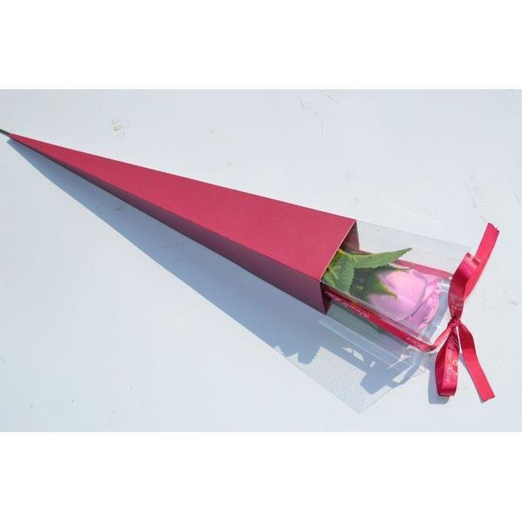 1pcs 6.5x43cm Transparency Bag Rose Single Flower Bag Bouquet Wrapping Paper Plastic Paper Bags Boxes Cases(493L) - Image 18