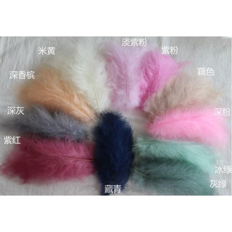 9-15cm Turkey Marabou Feather Boa Soft Fluffy Plume Feather Fans DIY Design Creative Decoration Jewelry(1194L) - Image 6