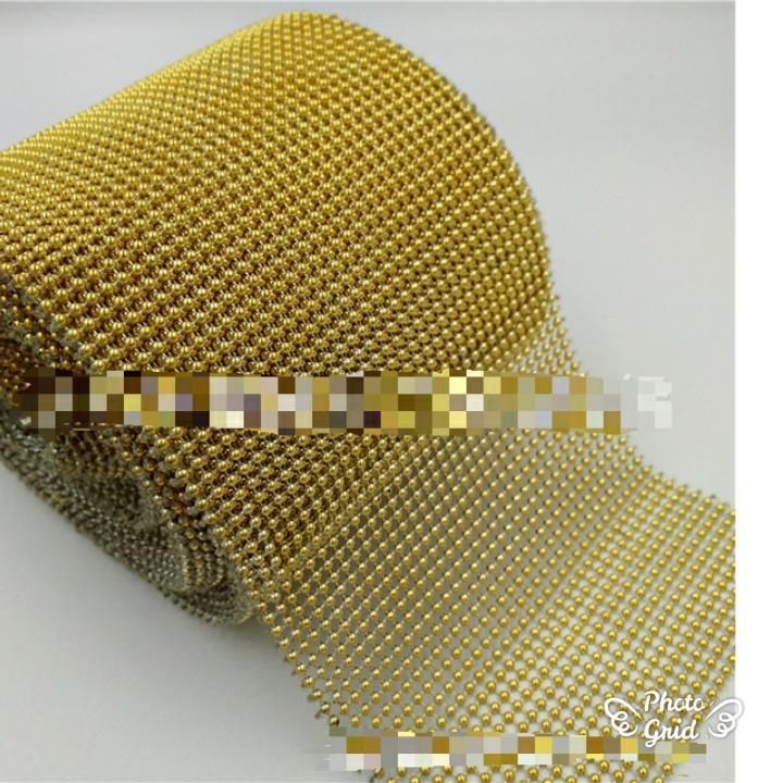 1yard 32rows Diamond Mesh Wrap Cake Roll Bling Crystal Rhinestone Ribbon Wedding Favor Decor Party Decoration(917L) - Image 8