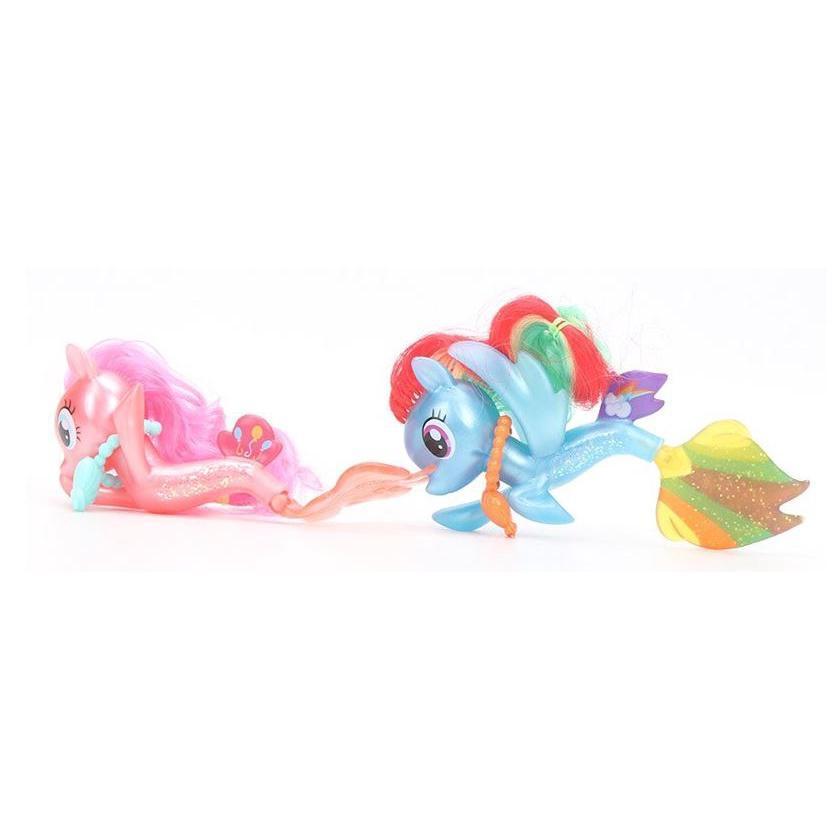 My Little Pony Twilight Sparkle Cute Fishtail Pony Toys Doll Kids Girl Cartoon Kawaii Anime Figurine Model鱼尾小马(1654L) - Image 9