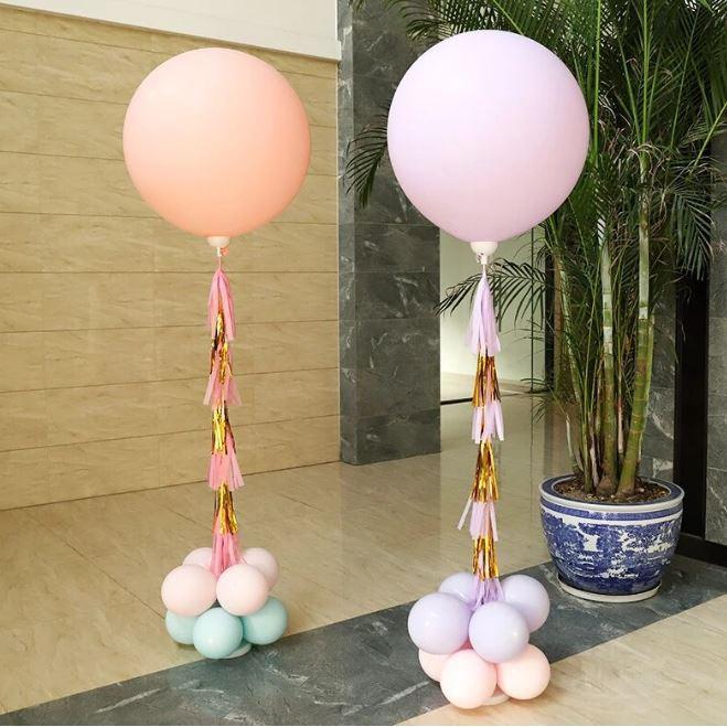 2 Meter Height Balloon Stand Holder for 36 inch Giant Balloons Column Baby Shower Birthday Party 伸缩杆气球立柱 (1861L) - Image 2