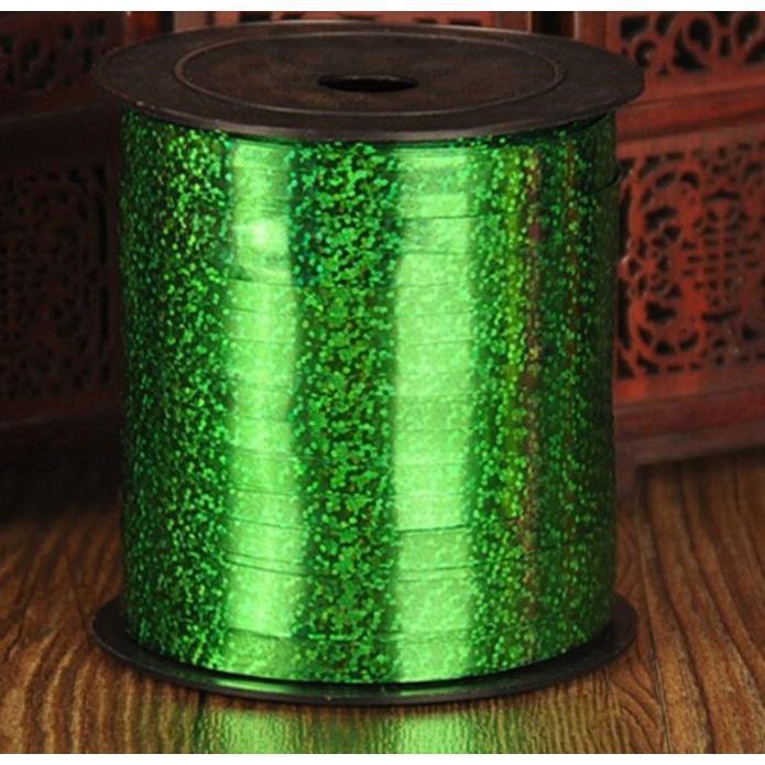 0.5cm*250yard Prism Hoop Holographic Tape For Gift Packing Laser Tape Balloon Ribbon Gold Glitter(694L) - Image 8