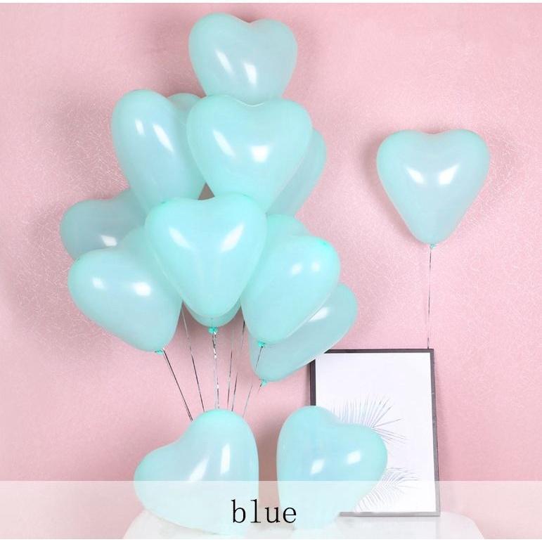 10pcs Macarons10 inch thick 2.2g latex balloon birthday wedding heart-shaped party balloons 爱心形马卡龙 乳胶气球 (609L) - Image 5
