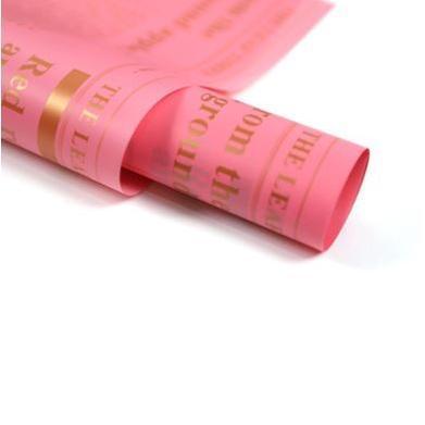 60*60cm Newspaper English Alphabet Waterproof Flower Wrapping Paper Bouquet Gift Crepe Paper Flower Packaging(1348L) - Image 11