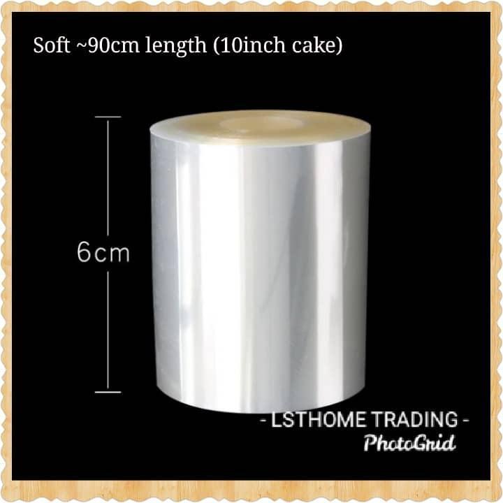 6/8/10/12cm Hard Soft Transparent Paper Clear Mousse Surrounding Edge Wrapping Tape Baking Cake Dessert Collar (1611L) - Image 10