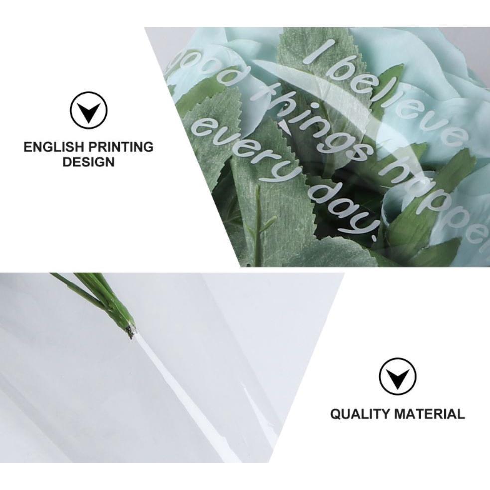 10pcs Flower Wrapping Bags Flower Bouquet Packaging Bags Floral Arrangement Bag(1108L) - Image 7