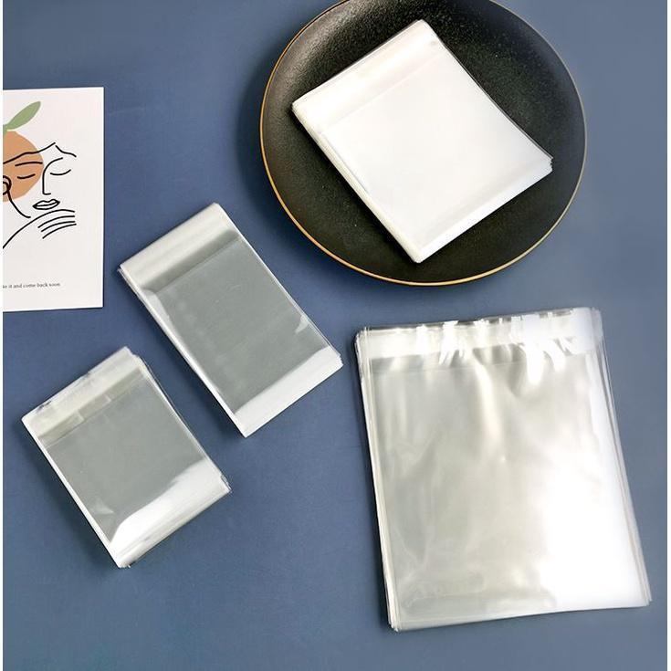 100pcs/lot 8 Size Transparent Cookie Packaging Bags Self-adhesive Plastic Biscuit Bag Wedding Candy Bags(1269L) - Image 8