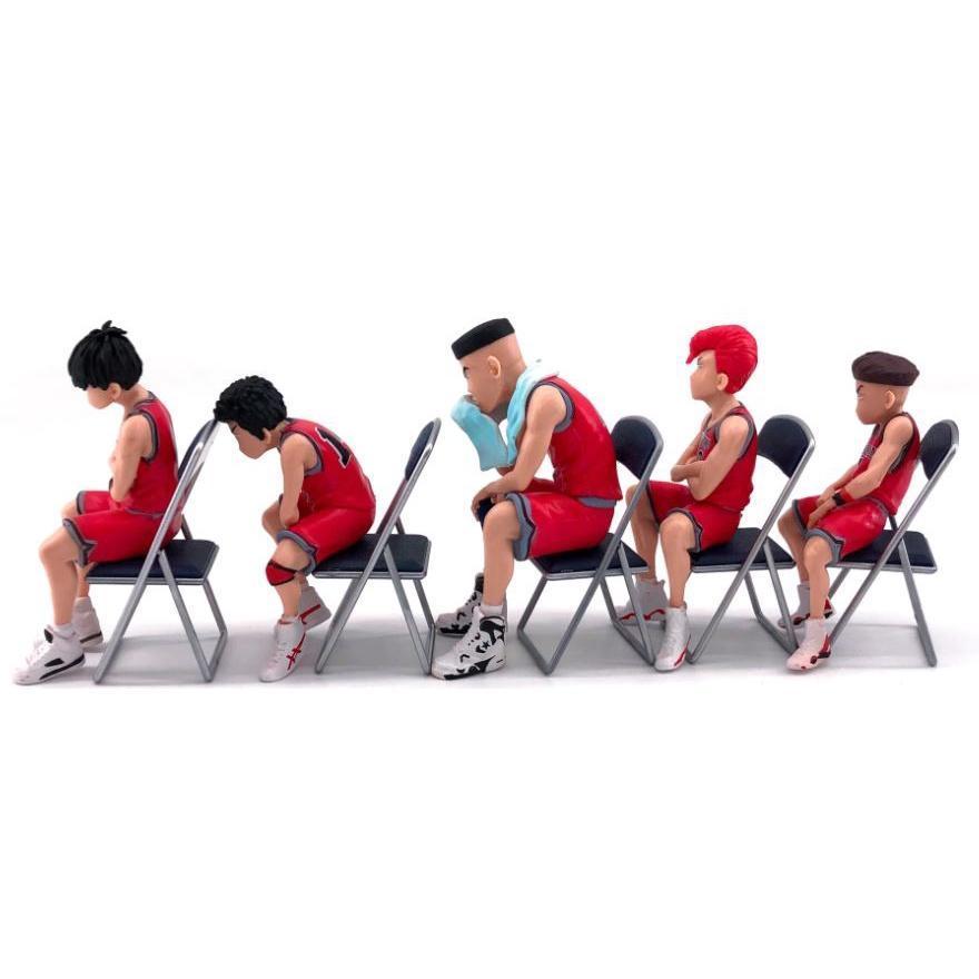 5pcs/set Big Small Slam Dunk Figure PVC Action Toy Kaede Rukawa Hanamichi Sakuragi Takenori Miyagi Ryota灌篮高手(1642L) - Image 3