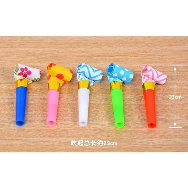 8pcs/lot Birthday Party Noise Makers Whistle Colorful Blowing Dragon Funny Blowout Party (346L) - Image 2