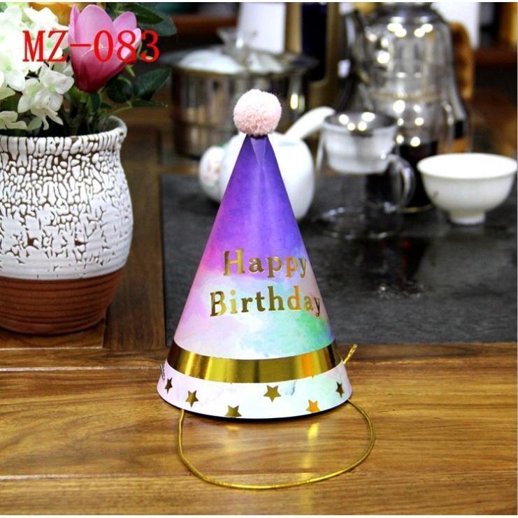 1pc Happy Birthday Party Hats Gold Letter Artificial Flower Decoraiton Crown Decorations Party Heart Star Crown(726L) - Image 20