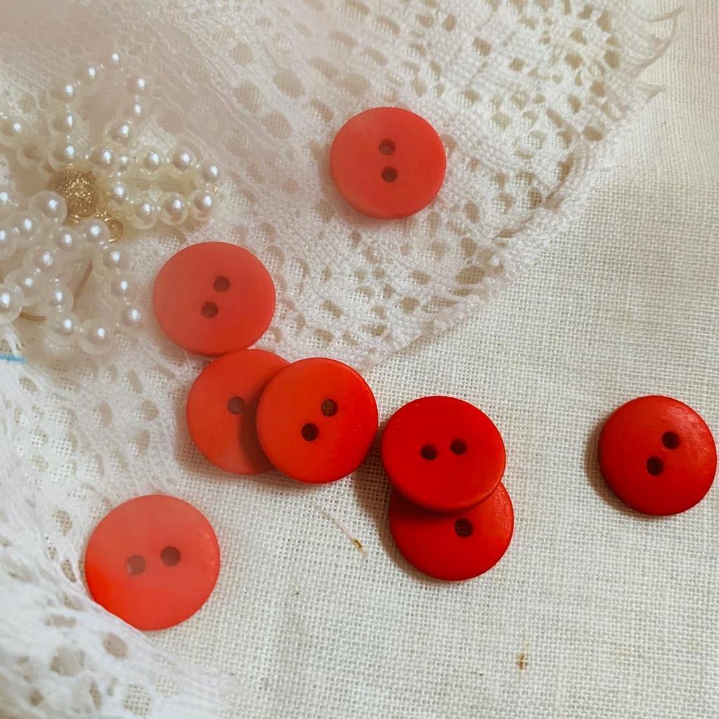 36Pcs/pack 10mm~15mm 2 Hole Round Resin Button Sewing Fit Scrapbooking Apparel Crafts (635L) - Image 12