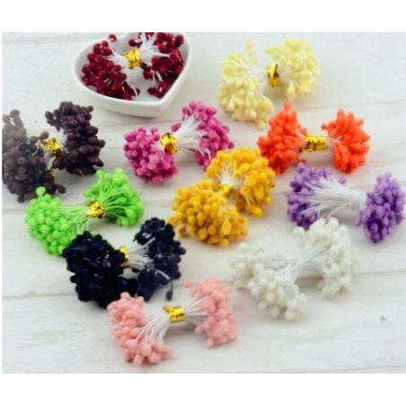 30pcs/lot Multicolor DIY 5 mm foam flower stamen pistil stamen cake decoration and DIY(1067L)