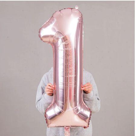 32inch number aluminium balloon Rose gold birthday party balloons valentine's day wedding decoration (687L) - Image 4
