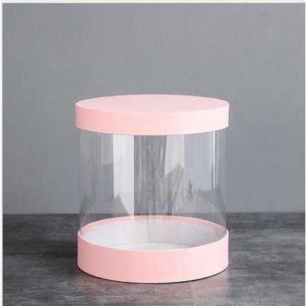 Korean Crystal Round Clear PVC Flower Boxes Wedding Birthday Gift Packaging Home Office Craft Dustproof (1114L) - Image 10