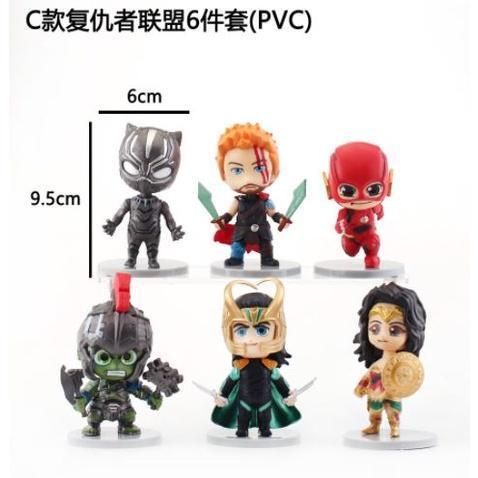 Superhero avengers Action Figure Toys Superheros Ironman Captain America Hulk 超级英雄雷神绿巨人复仇者联盟(1669L) - Image 2
