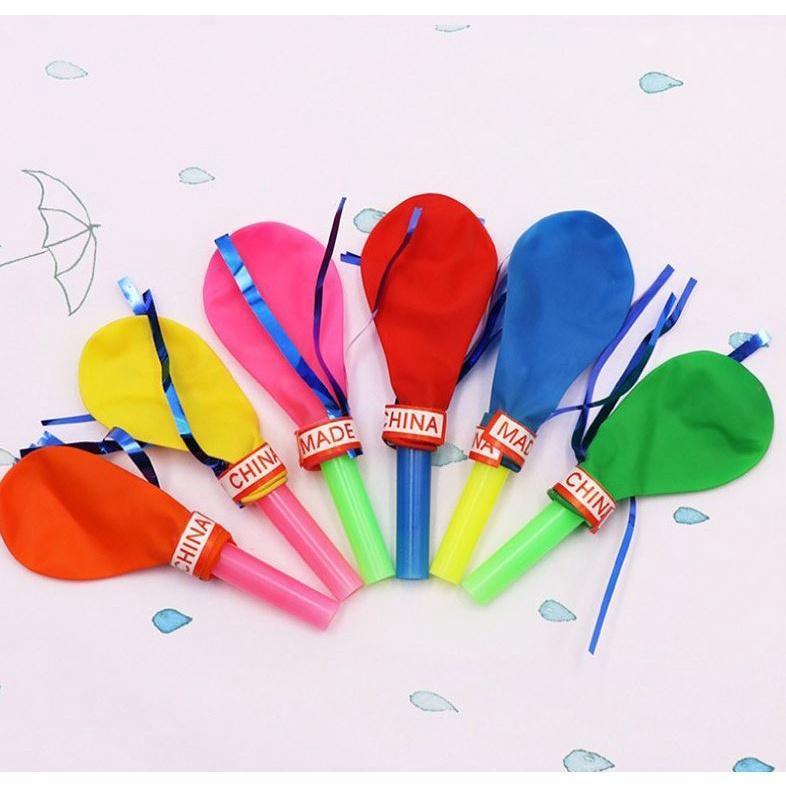 5pcs Whistle balloons Loudspeaker Latex balloon Shape Birthday Party Decorations Wedding children's day Baby toys(1361L) - Image 4