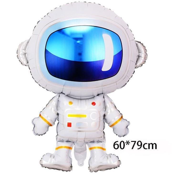 3D Astronaut Rocket Balloon Universe Outer Space Theme Birthday Party Decor Foil Balloons UFO Spaceship Balloon(428L) - Image 5
