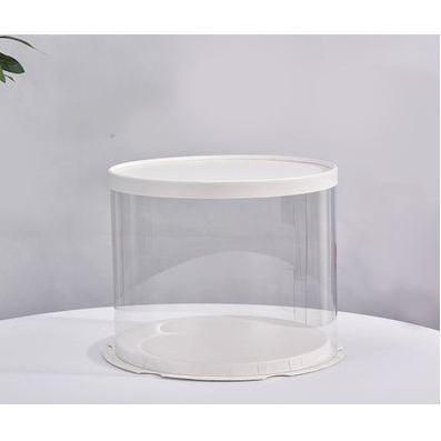 6/8/10 inch Transparent Empty White Paper/PVC Round Gift Box for Cake Box Teddy Bear Rose Bear Flower Rabbit Gift(897L) - Image 11