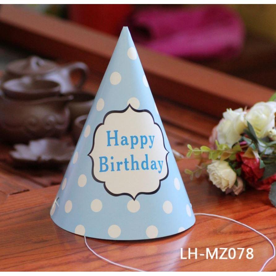 5pcs Happy Birthday Party Hats Paper Handmade Cap Shower Baby Decoration 生日帽 (574L) - Image 10