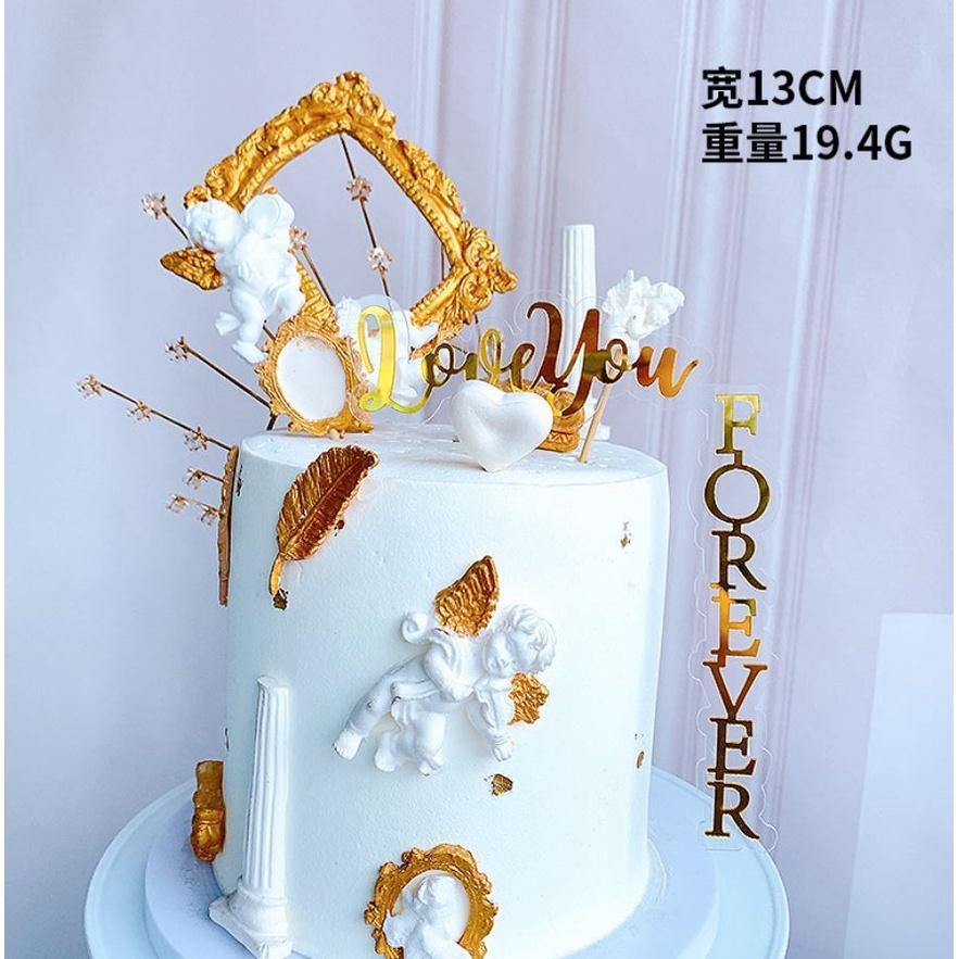 Happy Birthday Anniversaries Acrylic Cake Topper Cake Toppers Birthday Cakes Party Wedding(994L) - Image 12