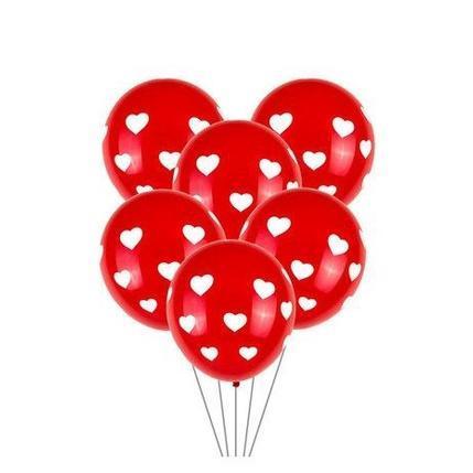 10pcs 12inch 2.8g Cloud Red Heart Latex Balloon Romantic Proposal Party Decoration Baby Shower Bathing Helium Air(1412L) - Image 4