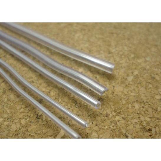 1meter Transparent PVC Coated Aluminum Wire Stereotyped Aluminum-plastic Wire Headgear Plastic 透明包胶铁线铝线(1941L) - Image 5