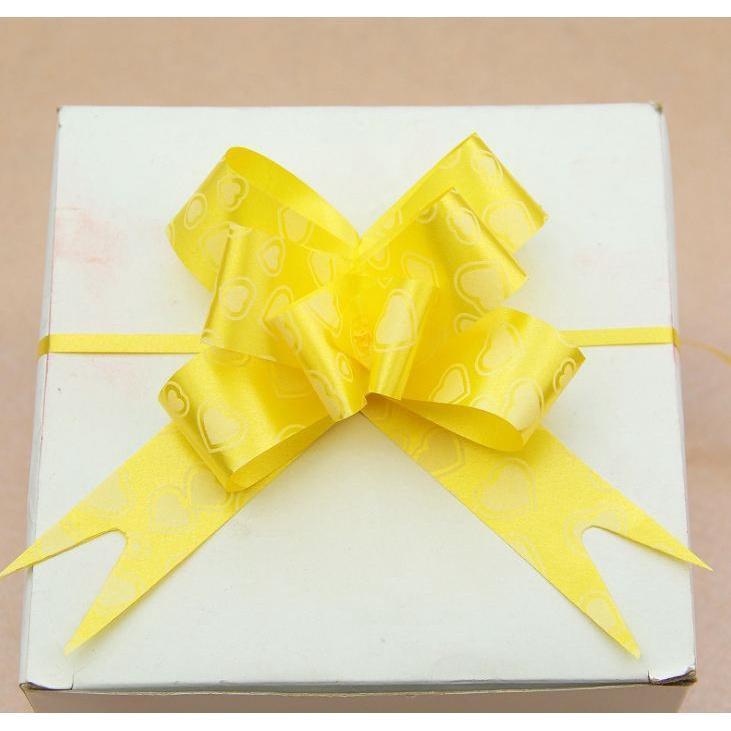 10pcs/lot 3cm Ribbon (Heart) Christmas Gift Wrap Pull Bows Gift Ribbons Happy New Year Birthday Wedding Car Decor(467L) - Image 13
