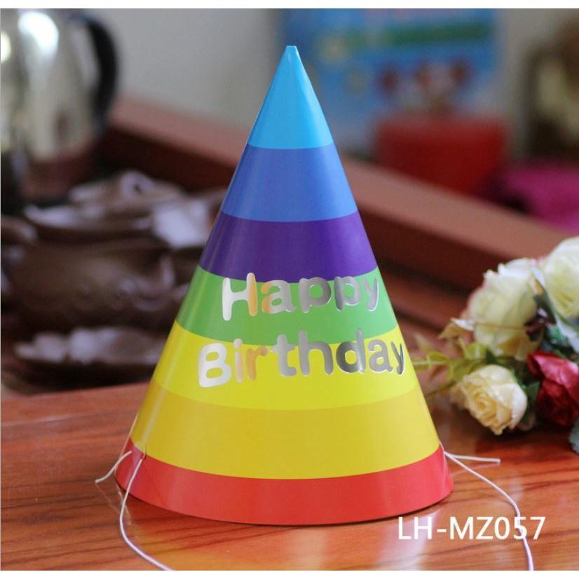 5pcs Happy Birthday Party Hats Paper Handmade Cap Shower Baby Decoration 生日帽 (574L) - Image 18