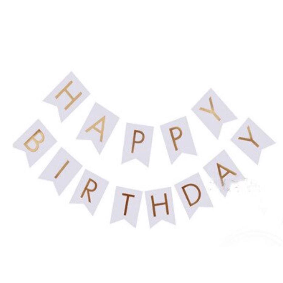 Paper Bunting Garland Banners Flags Happy Birthday Banner Boys Girl Baby Shower Birthday Party Decoration(692L) - Image 14